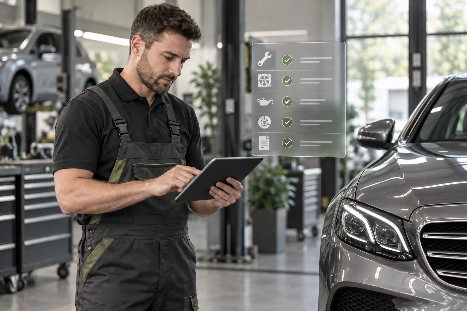 Digitale Servicedokumentation am Tablet